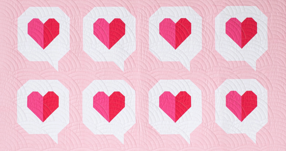 I Heart You Quilt Pattern