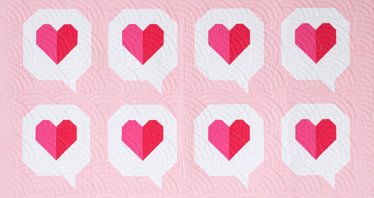 I Heart You Quilt Pattern