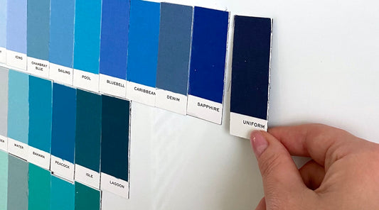 How to Make Fabric Swatch Magnets with a Century Solids Color Card