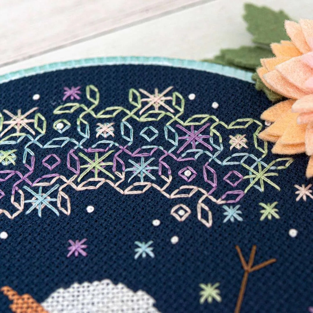 Magical Snowflakes Cross Stitch Pattern by Counting Puddles - Sewfinity.com