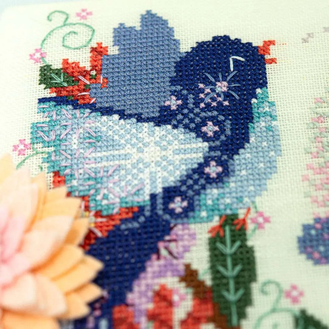 Songbird Serenade Cross Stitch Pattern by Counting Puddles - Sewfinity.com