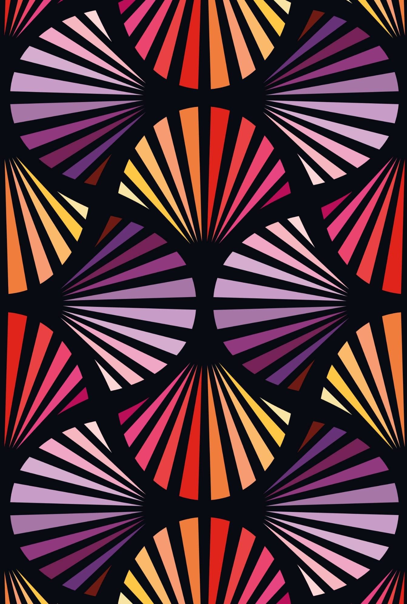 Deco Glam Quilt Kit - Pink Orange - Confetti Cotton - Sewfinity.com