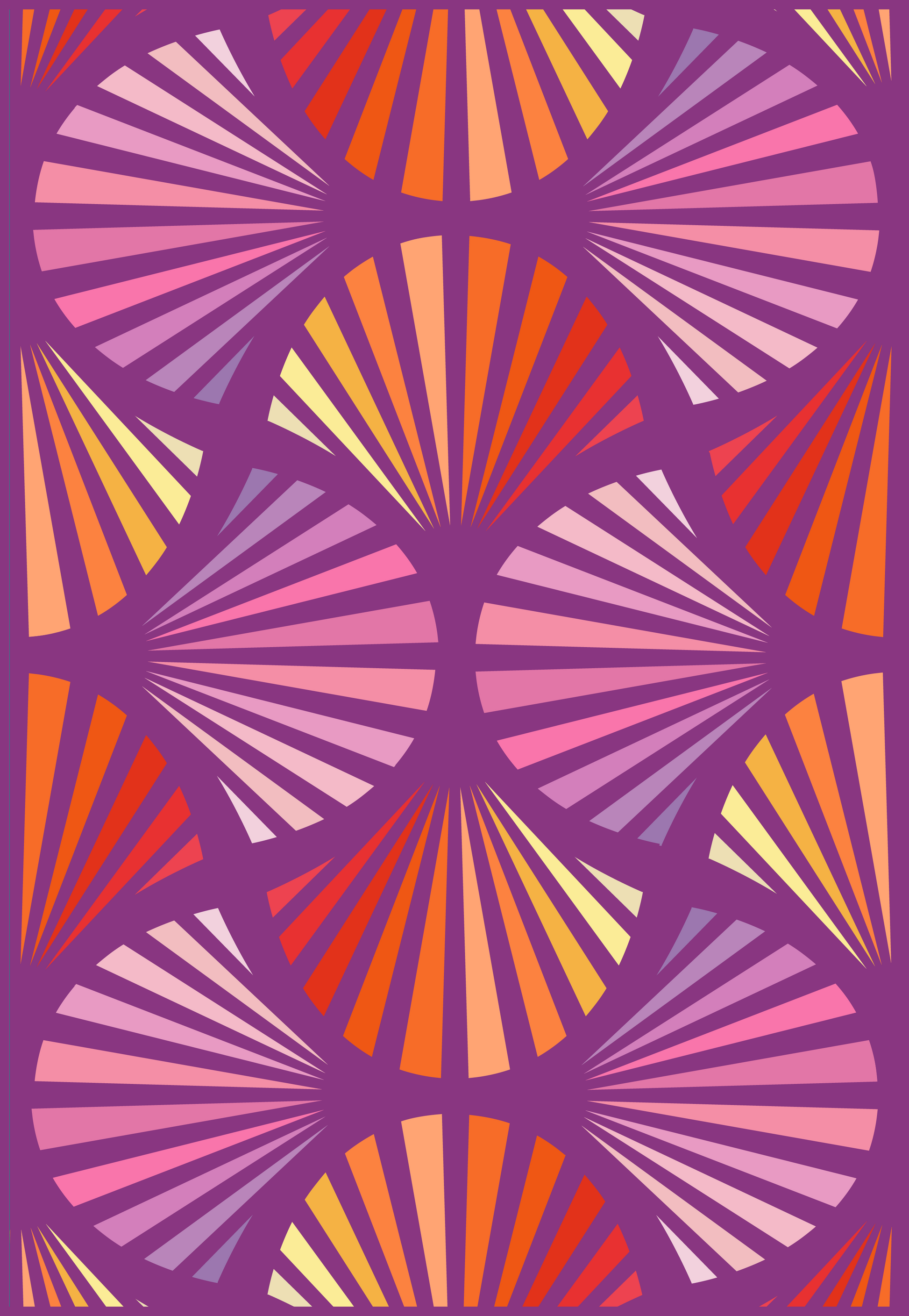 Deco Glam Quilt Kit - Pink Orange by Gingerly Quilt Co - Sewfinity.com