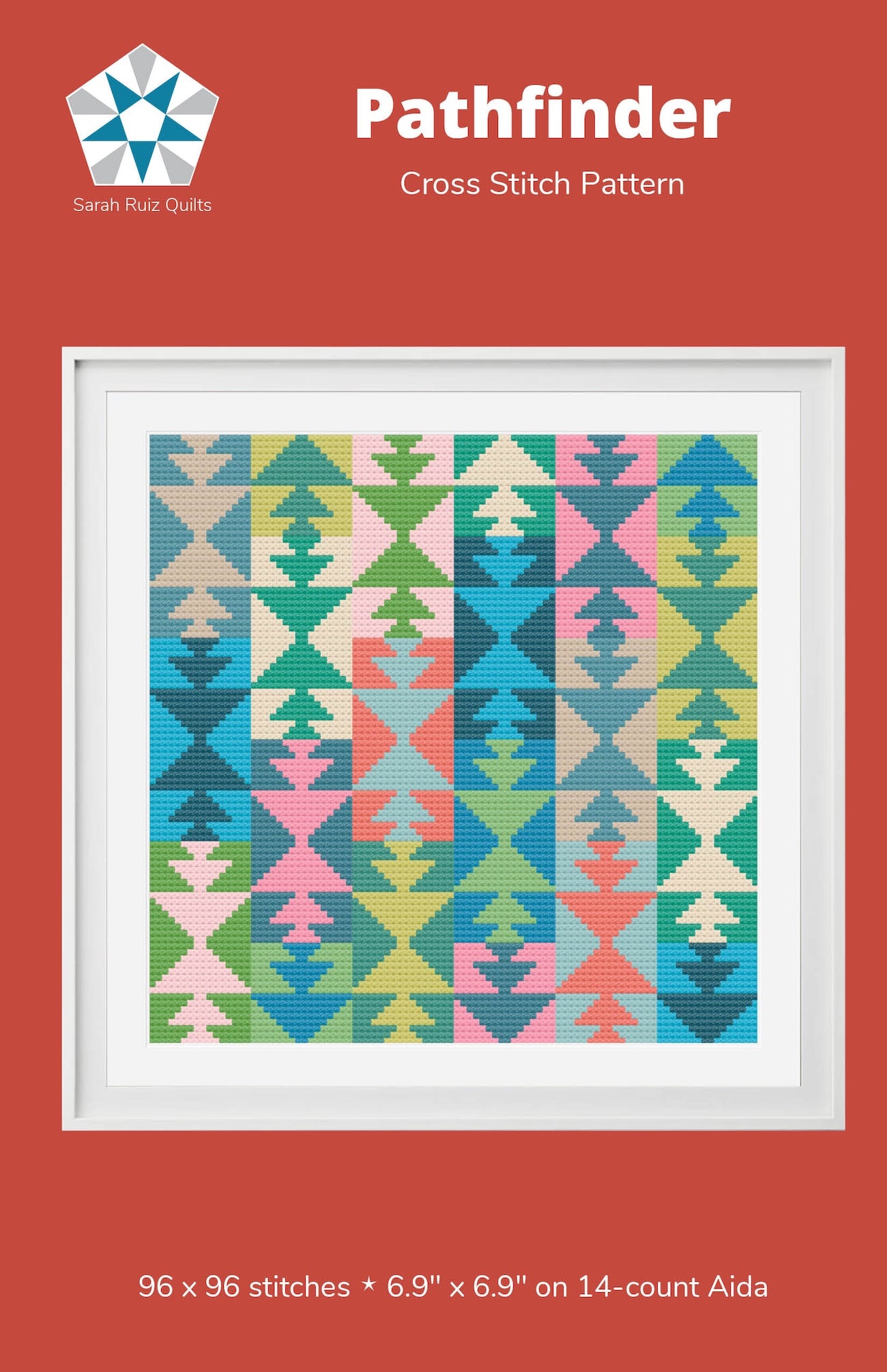Pathfinder Cross Stitch Pattern by Sarah Ruiz Quilts - Sewfinity.com