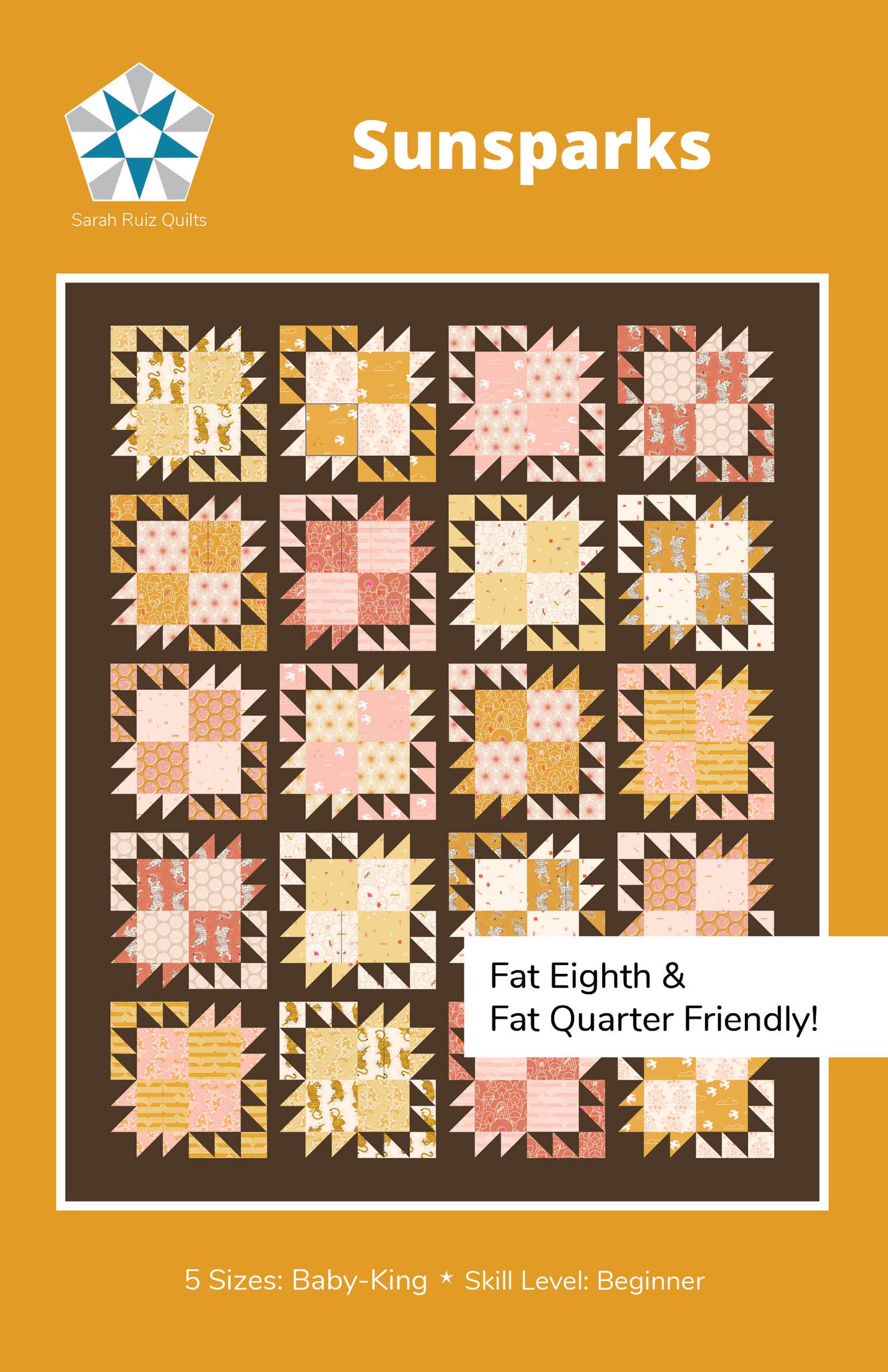 Sunsparks Quilt Pattern by Sarah Ruiz Quilts - Sewfinity.com