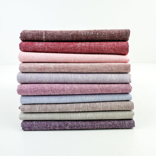 Berry Jam Fat Quarter Bundle - Essex Yarn Dyed - Sewfinity.com