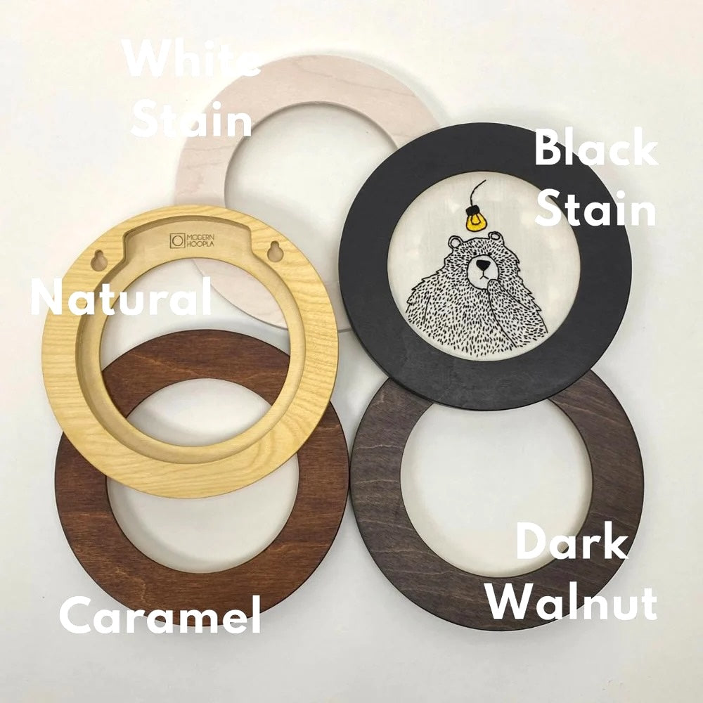 Hoop Frame - Circle 5 in - Natural