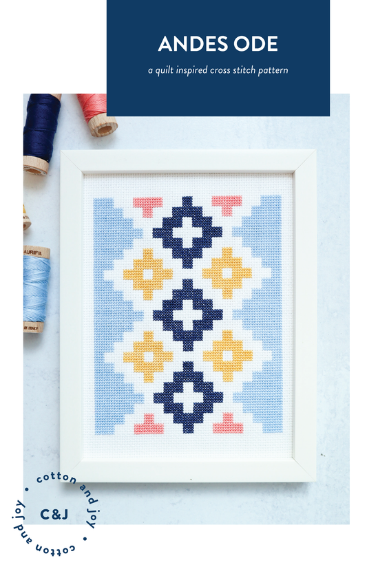 Andes Ode Cross Stitch Pattern by Cotton and Joy - Sewfinity.com