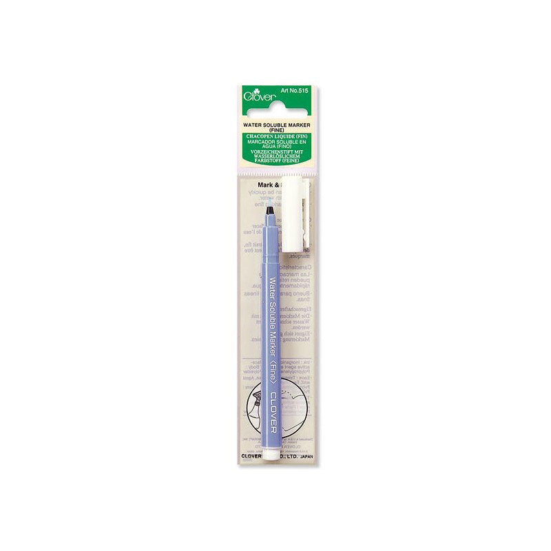 Clover Water Erasable Marker Fine - Blue