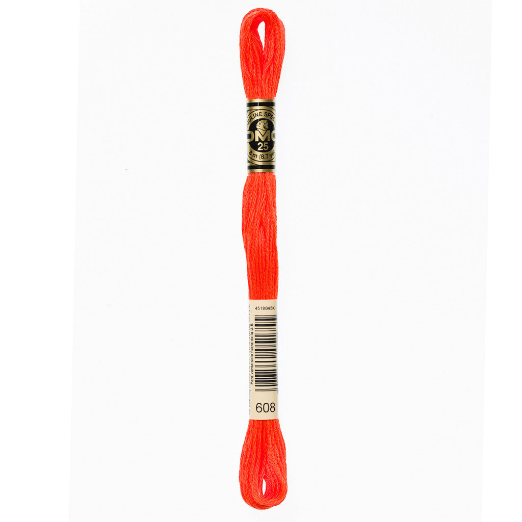 DMC 608 Embroidery Floss - Sewfinity.com