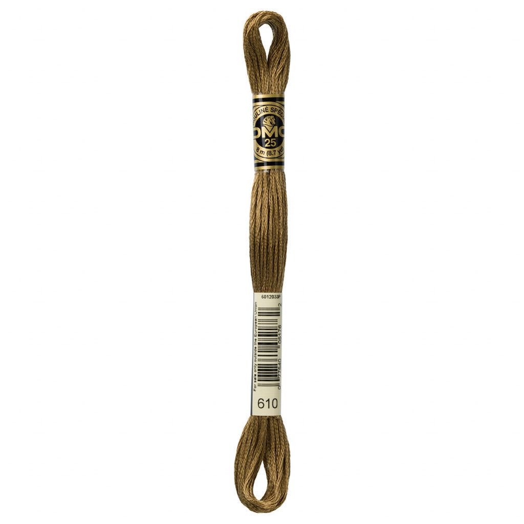 DMC 610 Embroidery Floss - Sewfinity.com