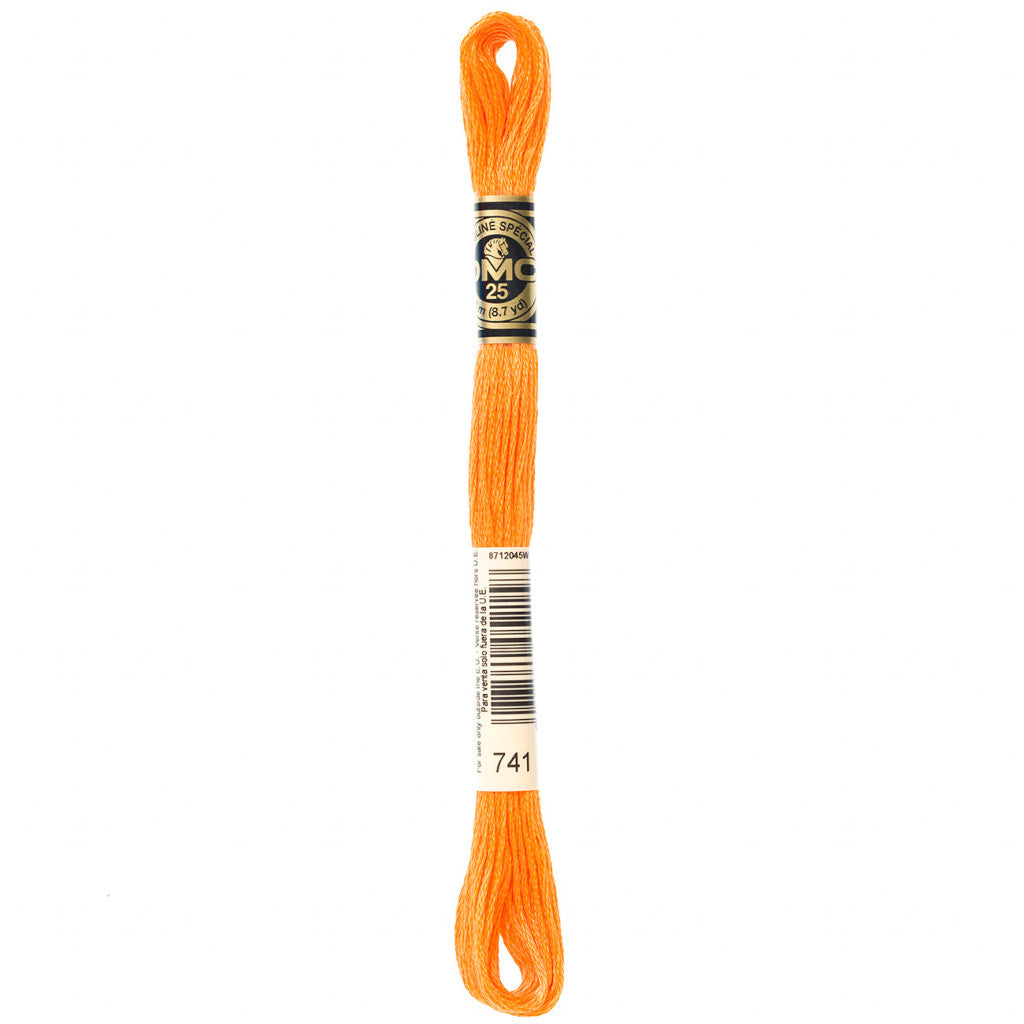 DMC 741 Embroidery Floss - Sewfinity.com