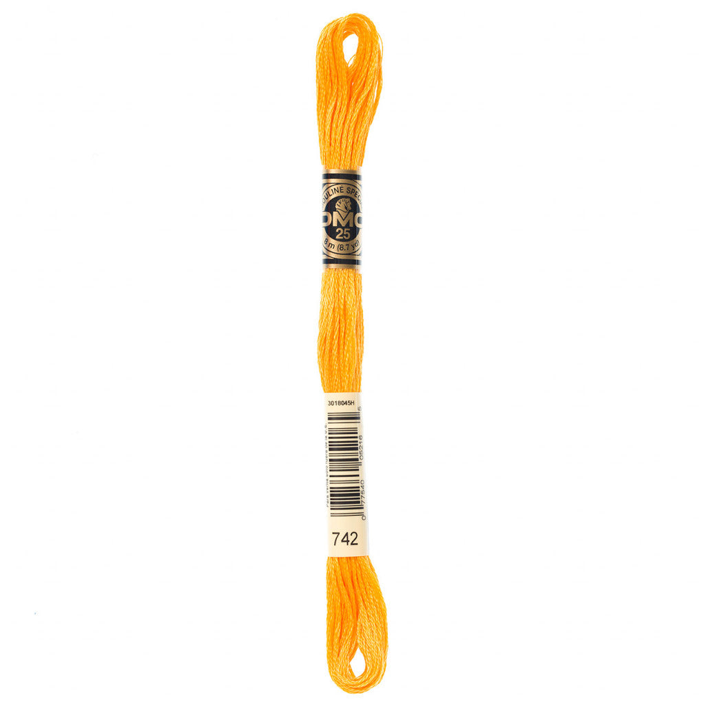 DMC 742 Embroidery Floss - Sewfinity.com