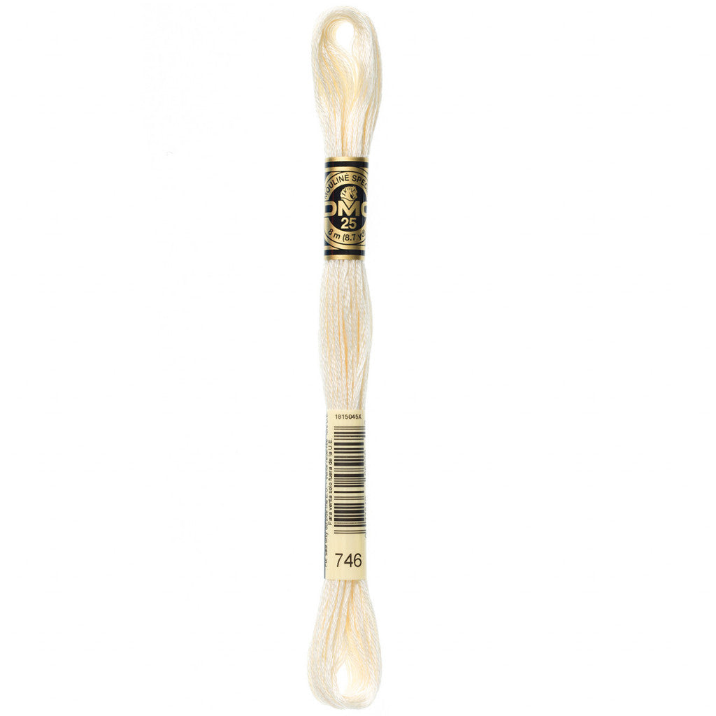 DMC 746 Embroidery Floss - Sewfinity.com