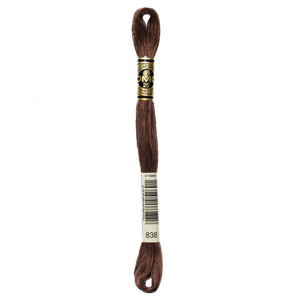 DMC 838 Embroidery Floss - Sewfinity.com