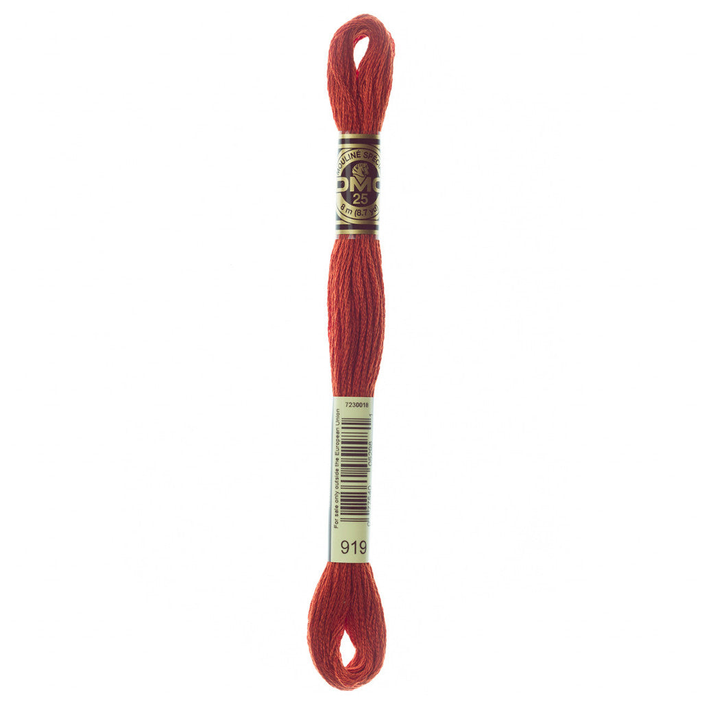 DMC 919 Embroidery Floss - Sewfinity.com