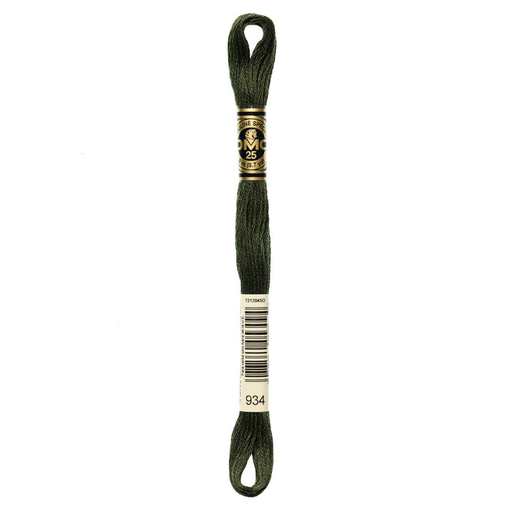 DMC 934 Embroidery Floss - Sewfinity.com