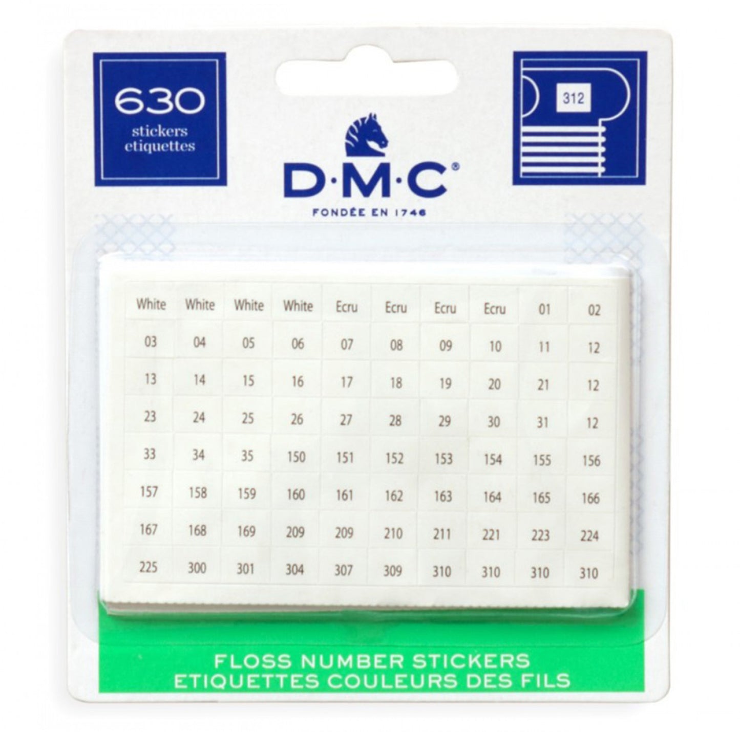 DMC Floss Stickers - Sewfinity.com