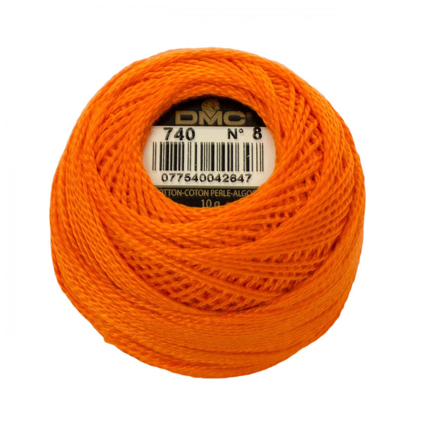 DMC Pearl Cotton Thread Size 8 - 740 - Sewfinity.com