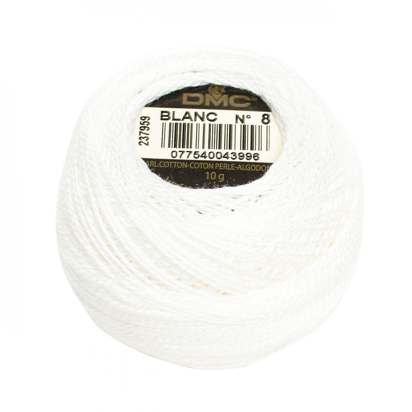 DMC Pearl Cotton Thread Size 8 - BLANC - Sewfinity.com