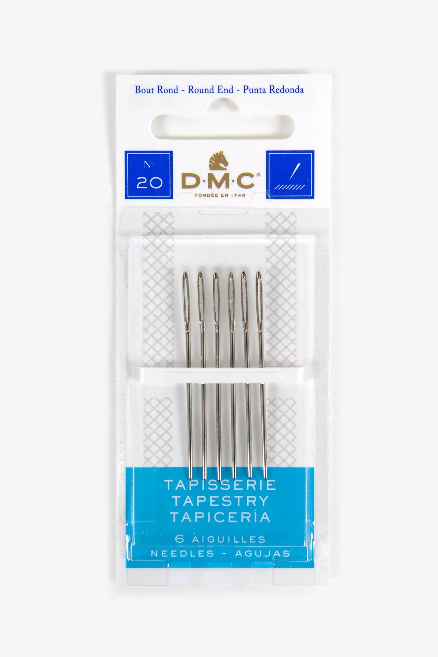 DMC Hand Sewing Needles - Tapestry - Size 20 - Sewfinity.com