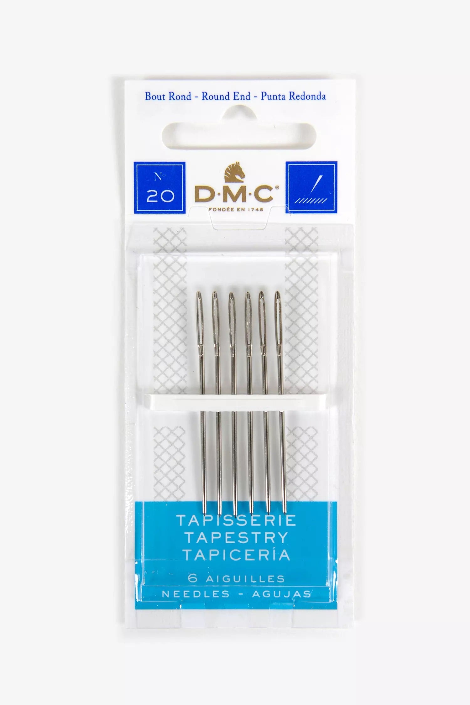 DMC Hand Sewing Needles - Tapestry - Size 20 - Sewfinity.com