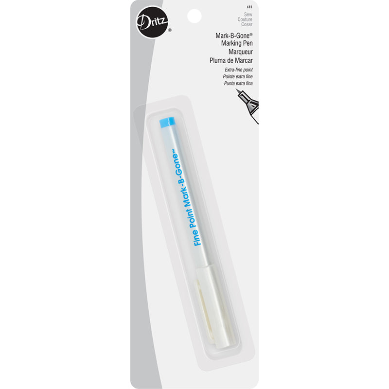 Dritz Mark-B-Gone Marking Pen - Fine-Blue