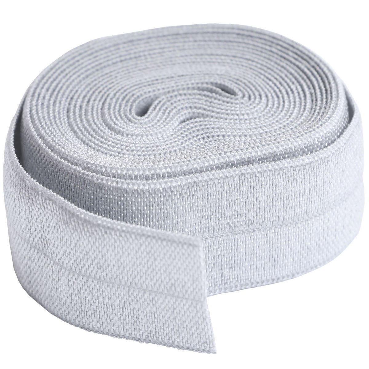 Fold Over Elastic - 20mm - Pewter