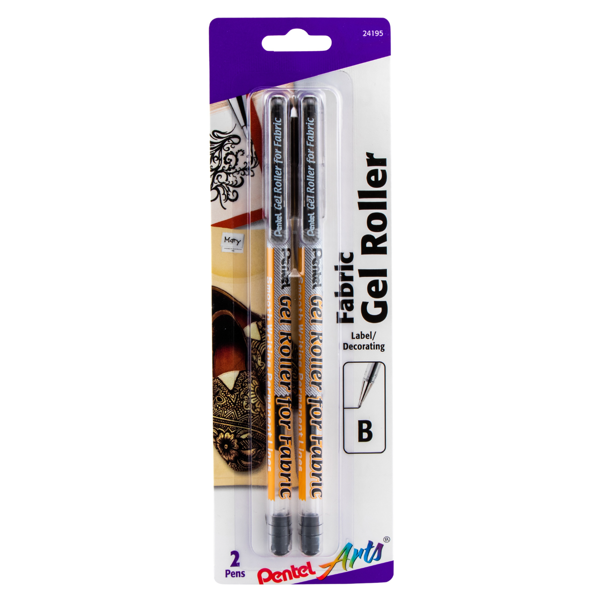 Gel Roller Fabric Pens - set of 2 - Sewfinity.com