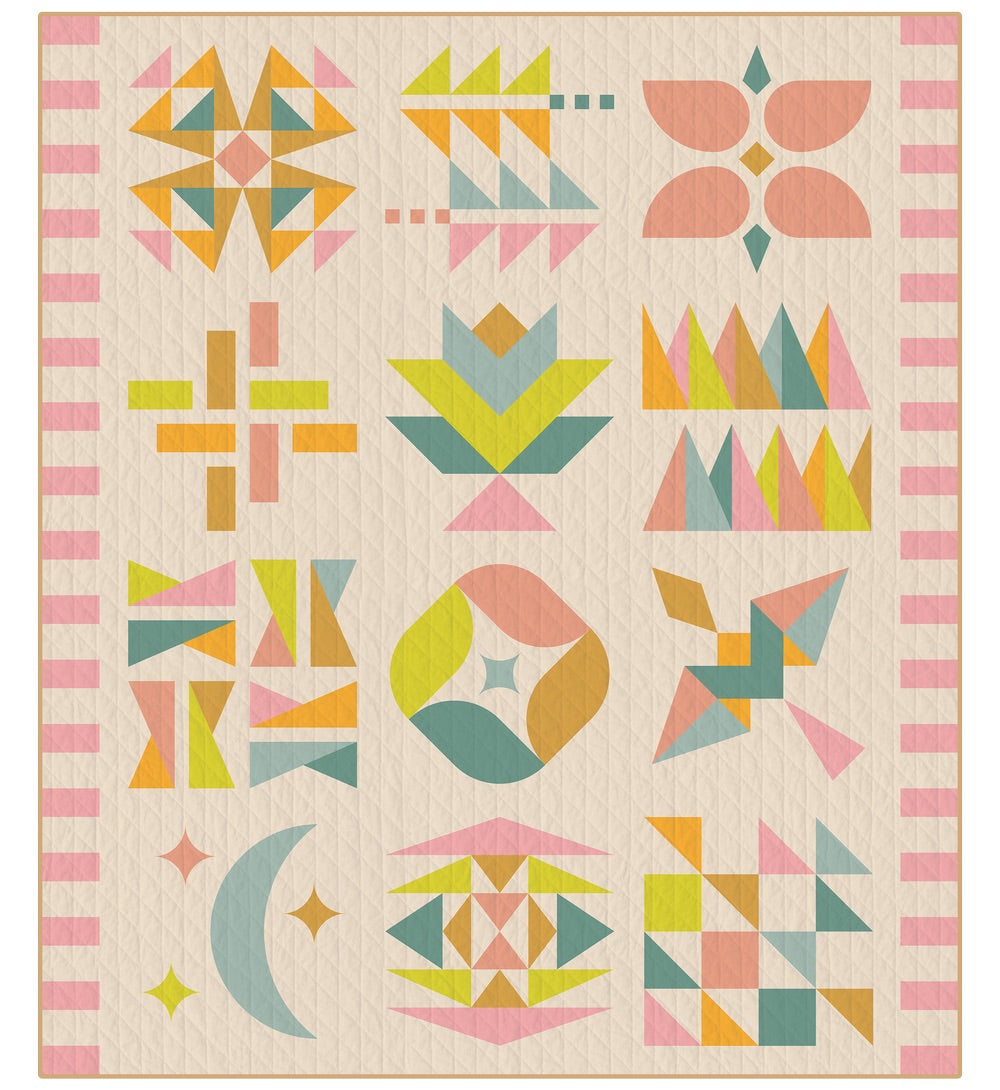 Hand + Soul Quilt Kit - Celestial Desert - Sewfinity.com
