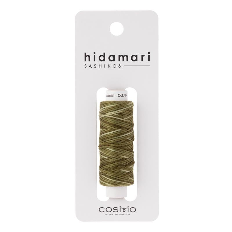 Hidamari Sashiko Thread - Gradation - Forest Moss - Sewfinity.com