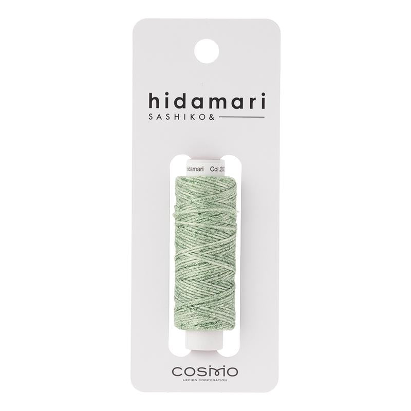 Hidamari Sashiko Thread - Melange - Mojito Green - Sewfinity.com