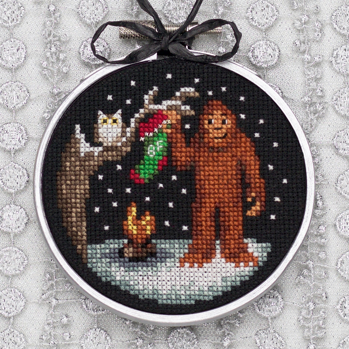 Cryptid Christmas Floss Bundle - Bigfoot - Sewfinity.com