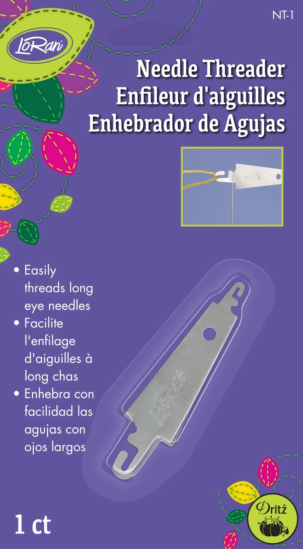 Long Eye Needle Threader - Sewfinity.com