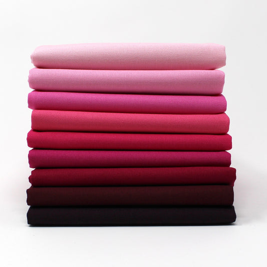 Magenta 9 Kona Cotton Fat Quarter Bundle - Sewfinity.com