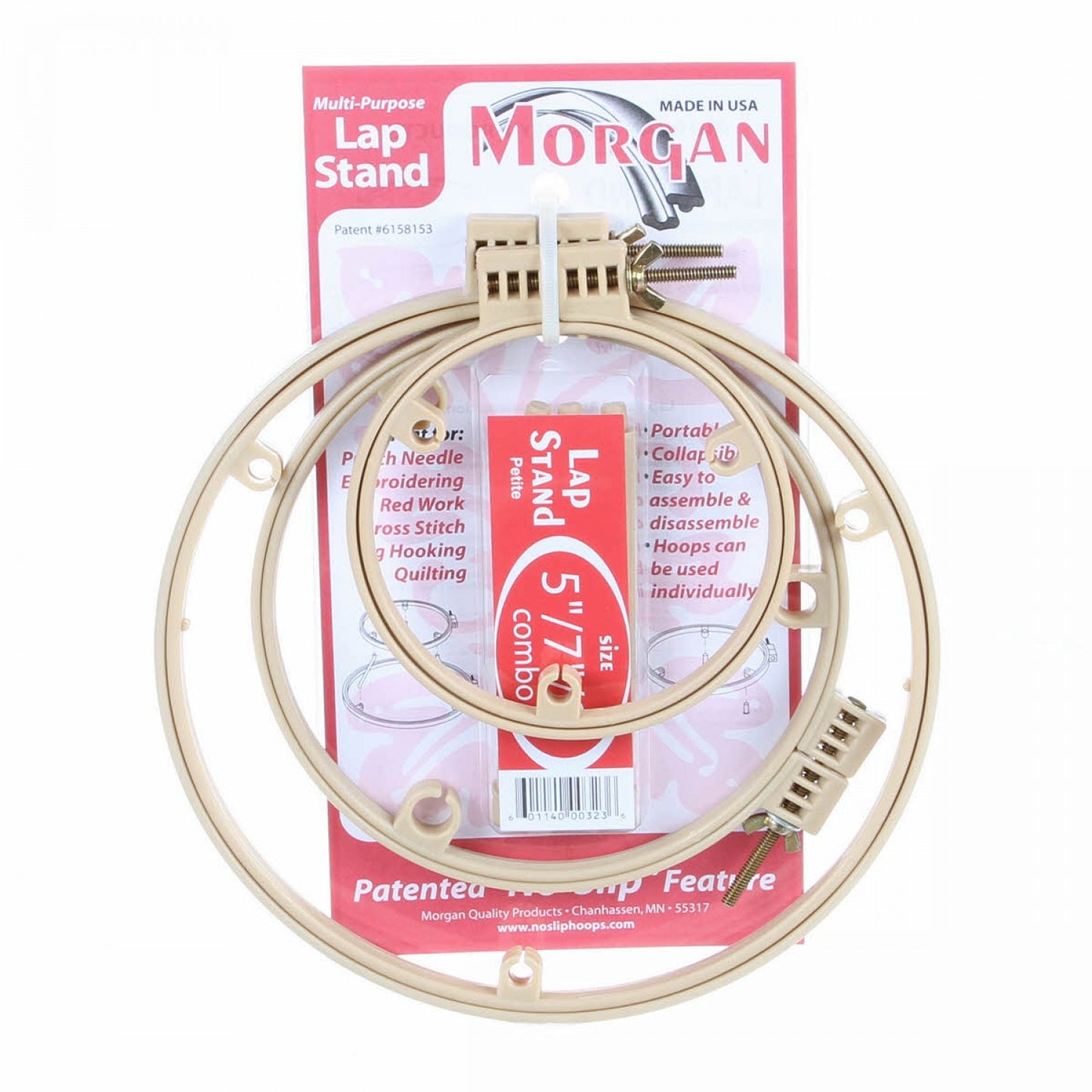 Morgan Hoop Stand - 5 inch - 7 inch - 9 inch - Sewfinity.com