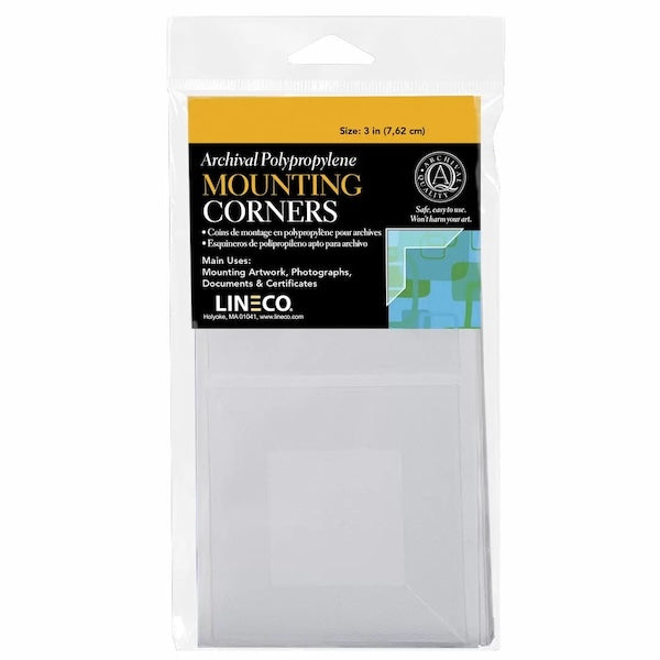 Mounting Corners - Full View - 3 inch - set of 4