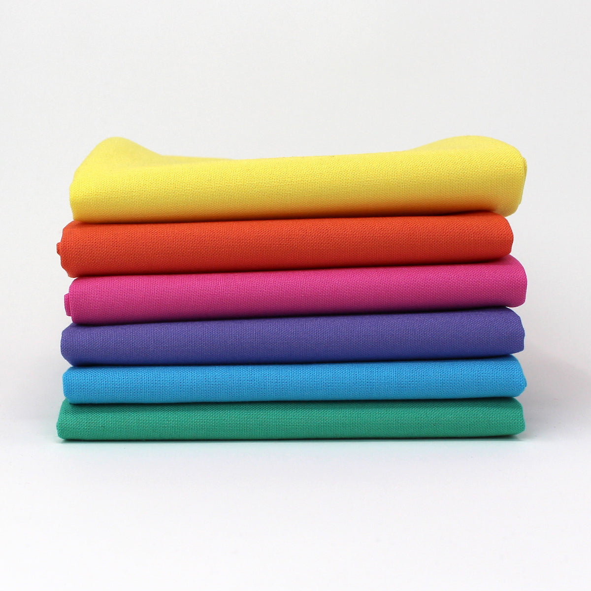 Rainbow Value Three 6 Kona Cotton Fat Quarter Bundle - Sewfinity.com