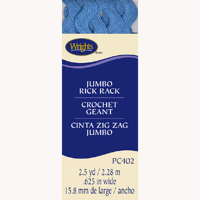 Rick Rack - 5/8 inch - Delft - Sewfinity.com