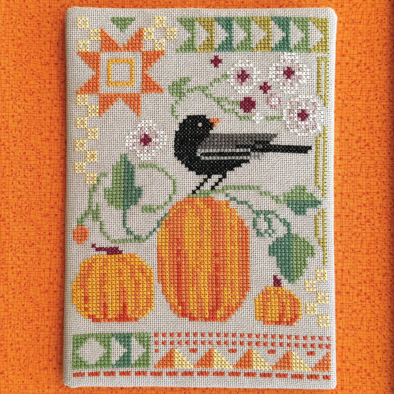 Seasonal Courier: Blackbirds Autumn Floss Bundle - Sewfinity.com