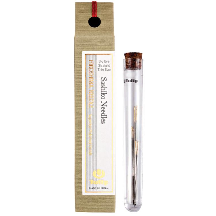 Tulip Hand Sewing Needles - Sashiko - Big Eye - Straight - Thin Size - Sewfinity.com