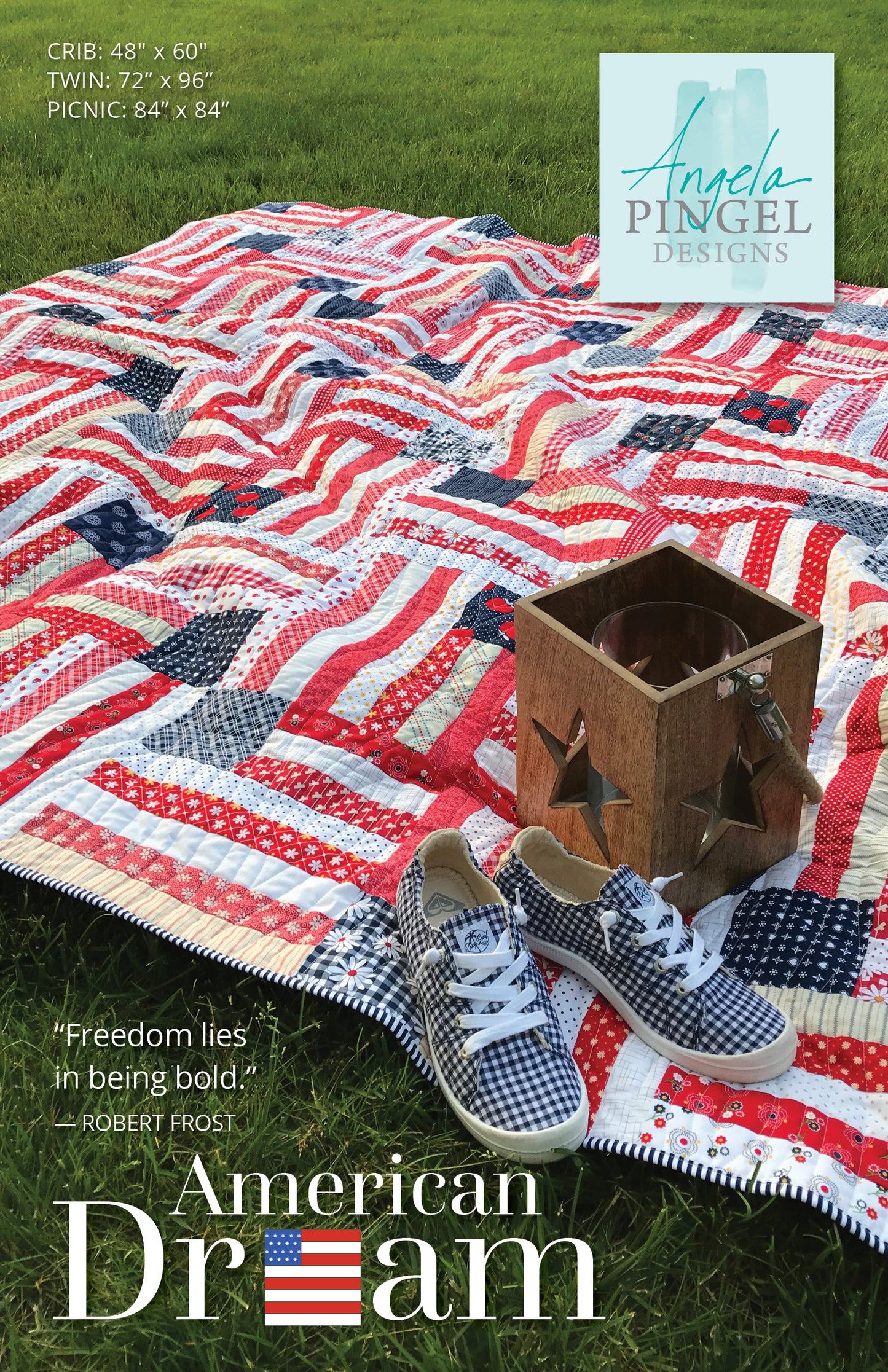 American Dream Quilt Pattern by Angela Pingel Designs