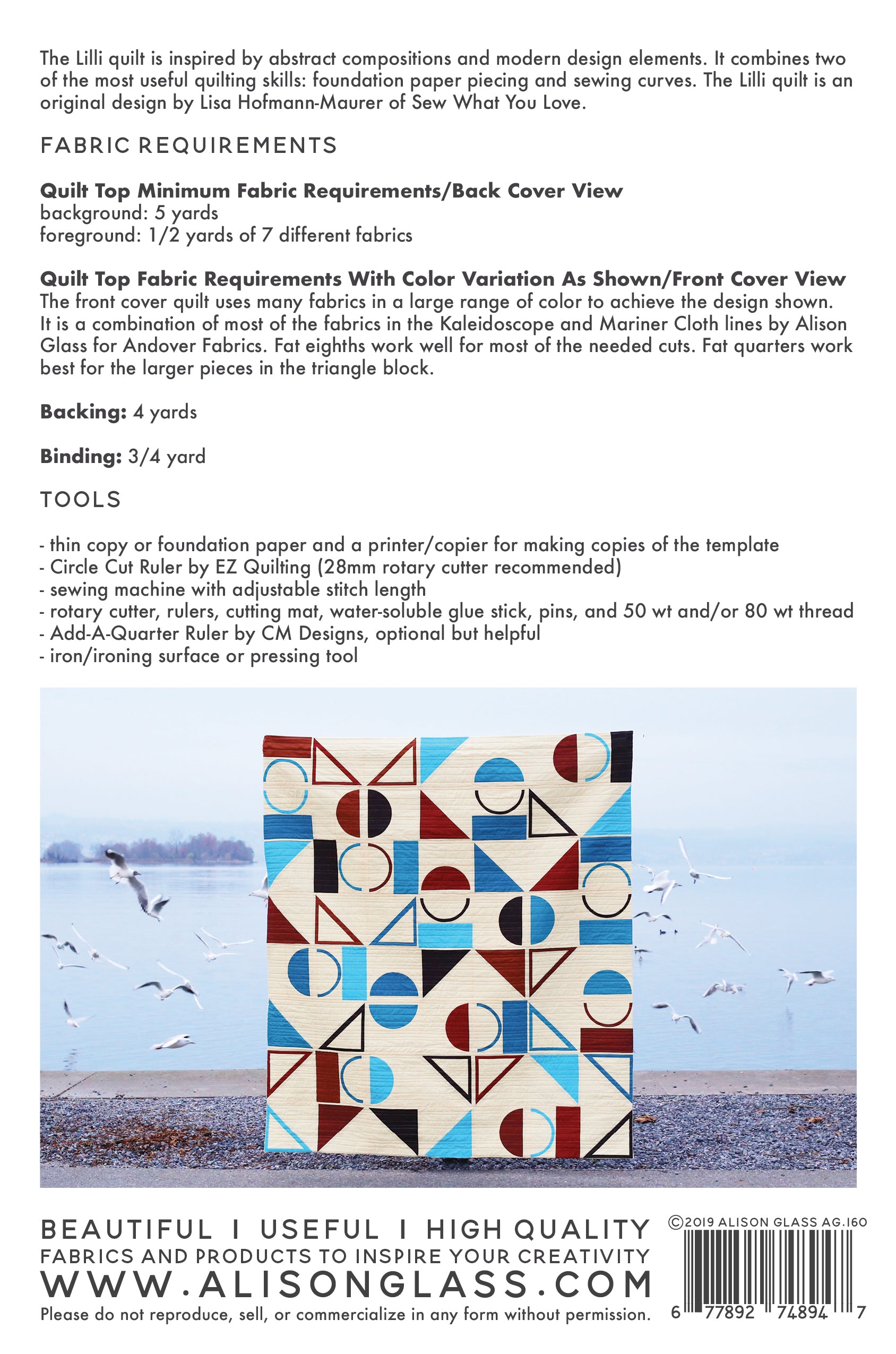 Lilli Quilt Pattern by Alison Glass