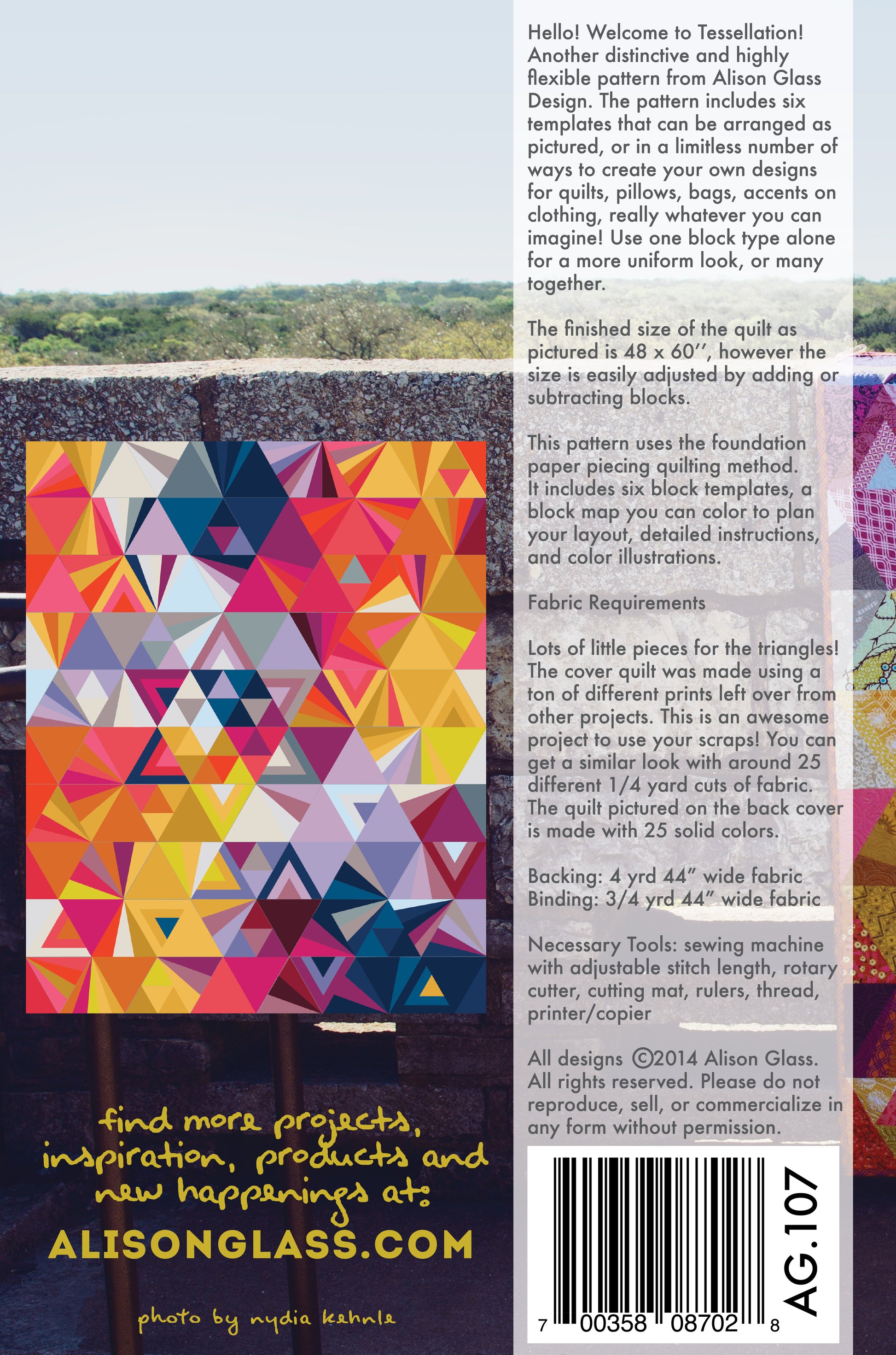 Tessellation Quilt Pattern by Alison Glass