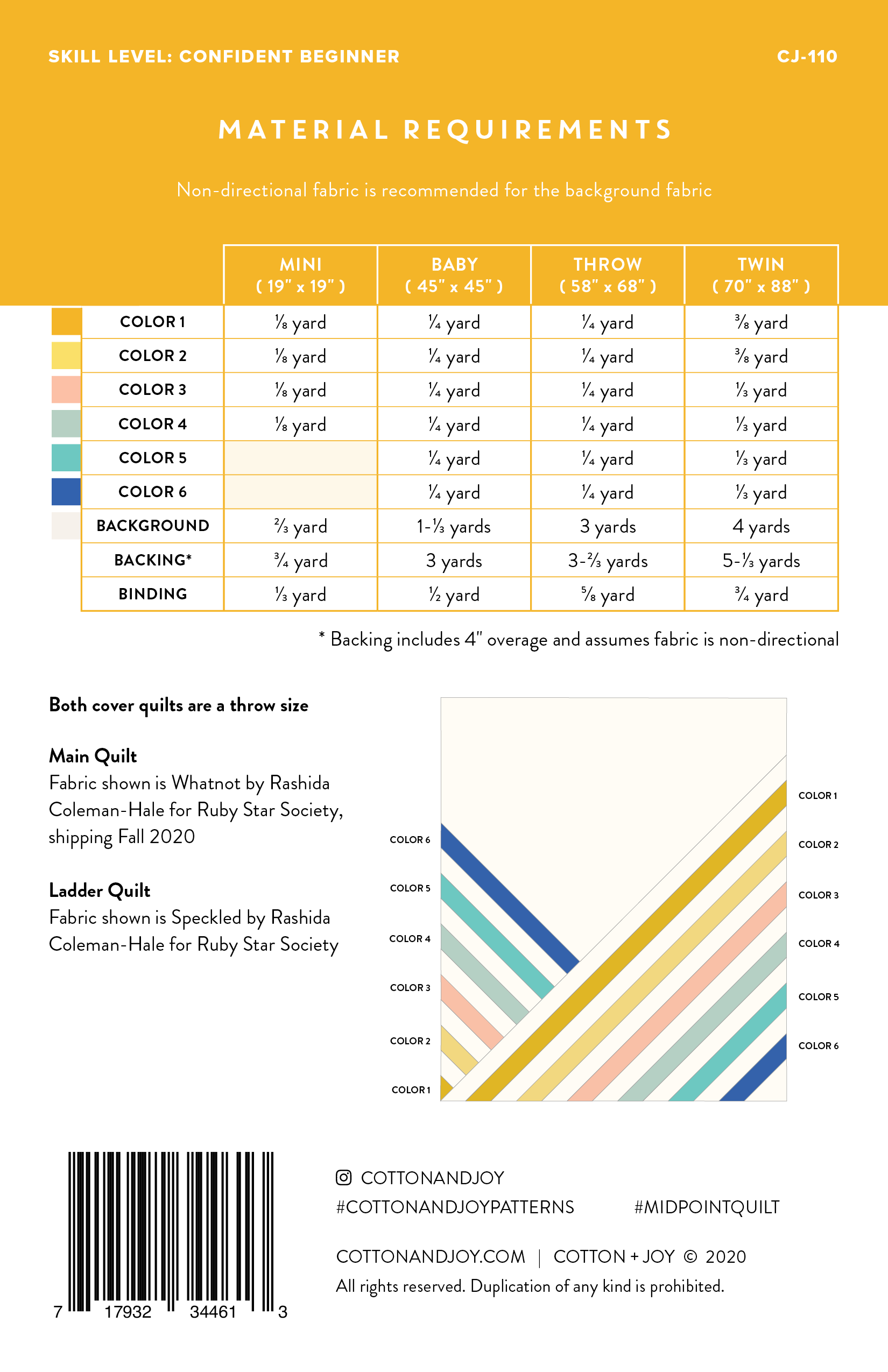 Midpoint Quilt Pattern