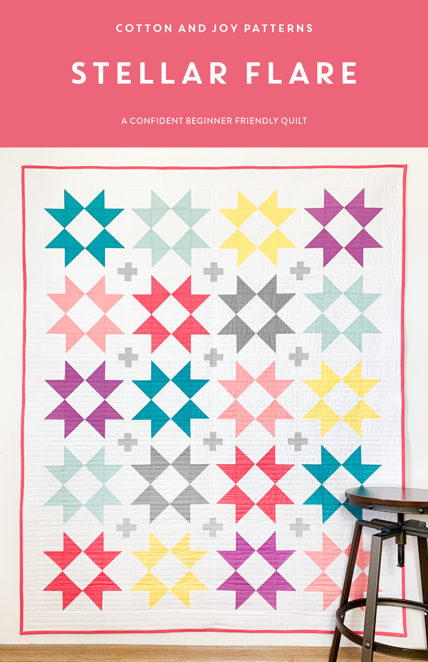 Stellar Flare Quilt Pattern by Cotton + Joy