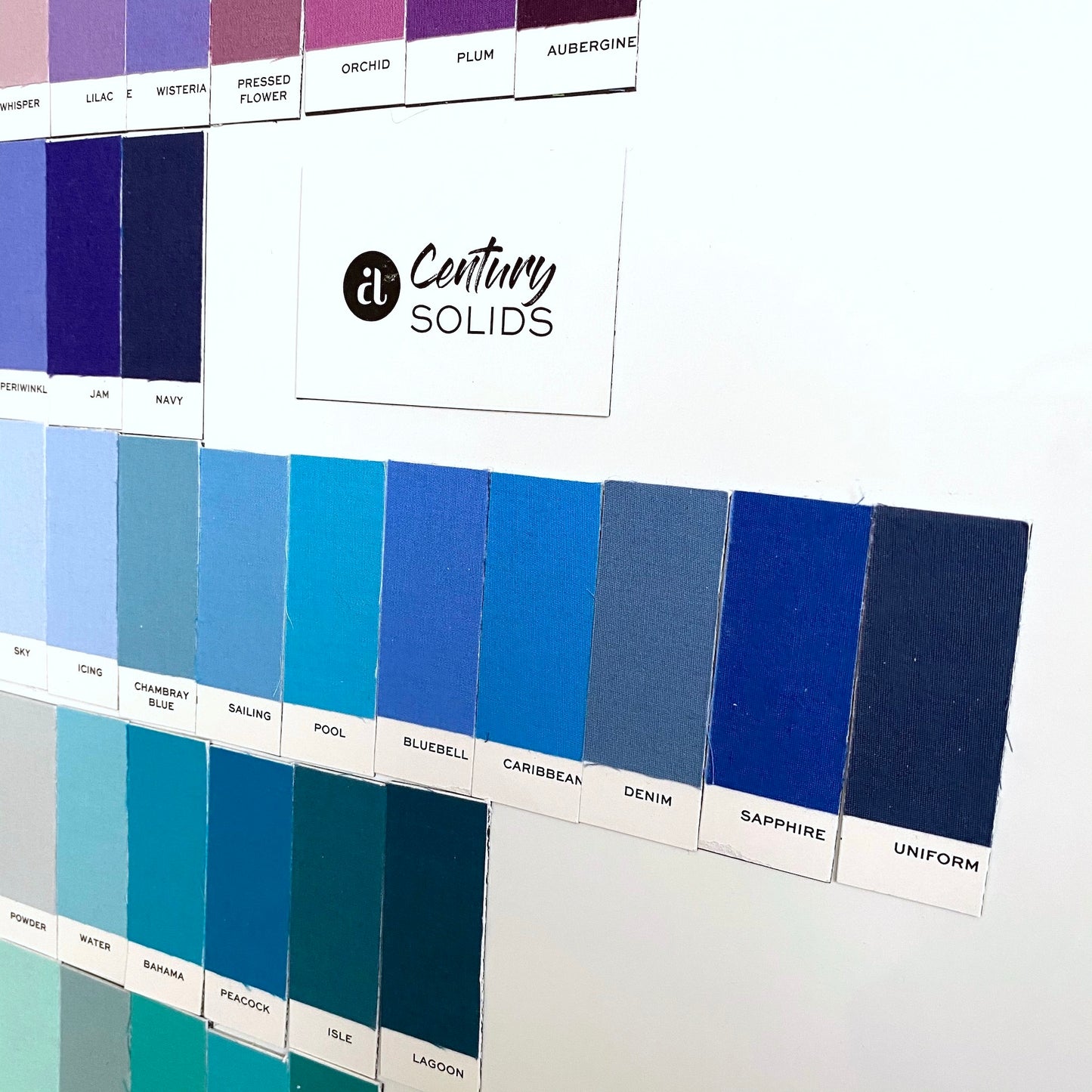 Fabric Swatch Magnets - Century Solids