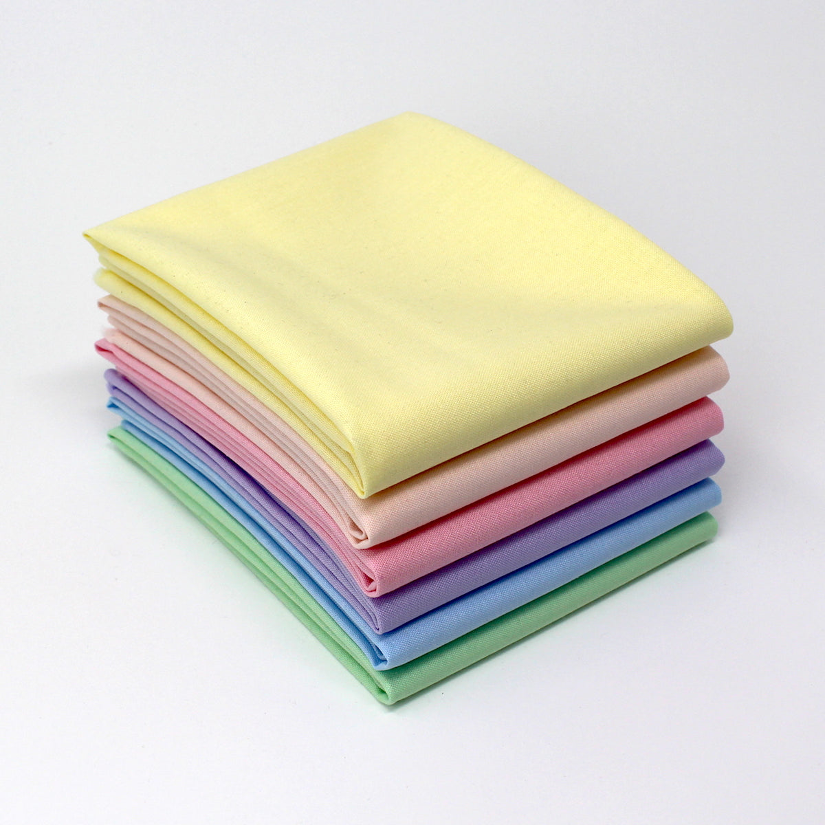Threadart 6 Fat Quarter Bundles - Rainbow Solids 100% Cotton Fabric -  Premium 100% Cotton Quilting Fabric - No Duplicates - Full Size Fat  Quarters 18x21 