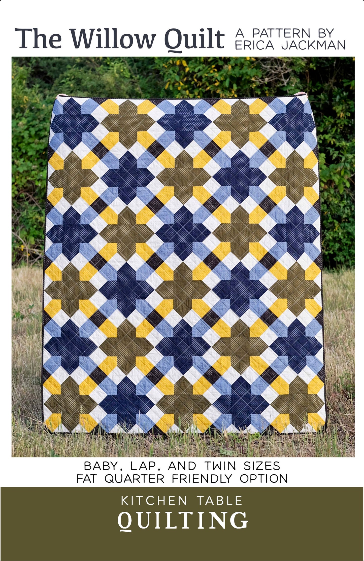 The Willow Quilt Pattern by Kitchen Table Quilting