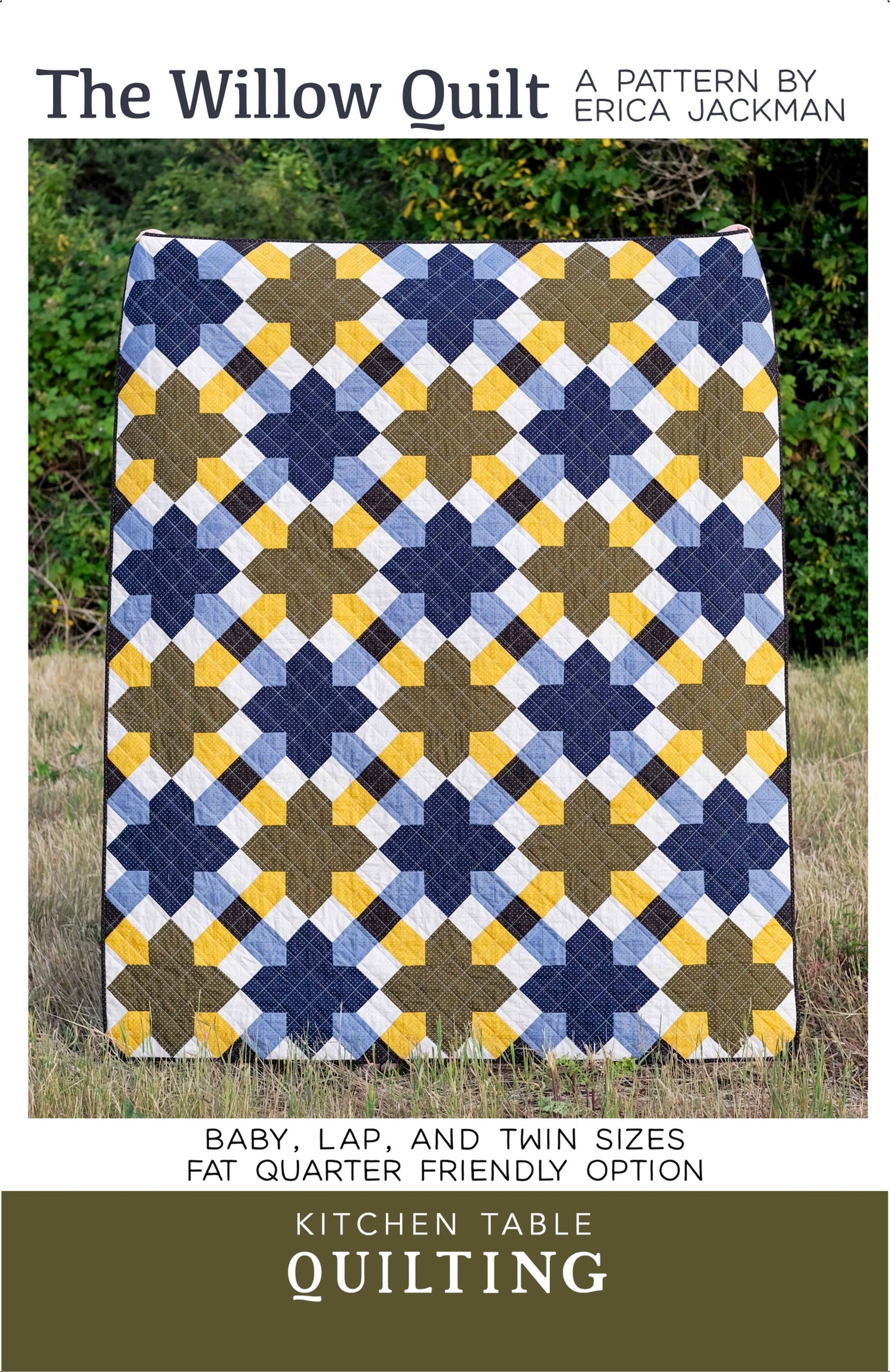 The Willow Quilt Pattern by Kitchen Table Quilting